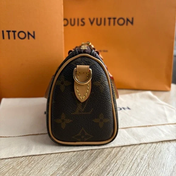 Authentic Louis Vuitton Nano Speedy - Picture 4 of 13